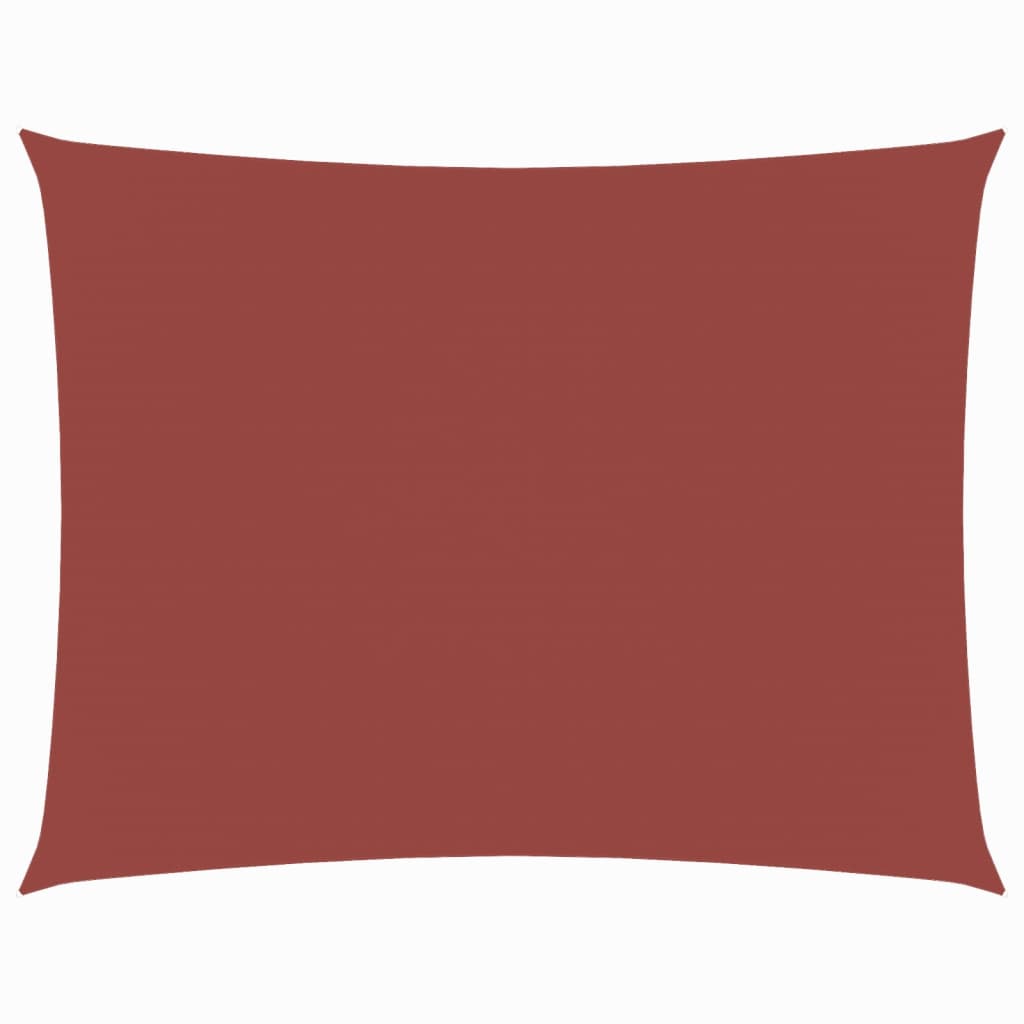 Parasole a Vela Oxford Rettangolare 4x5 m Terracotta 135381