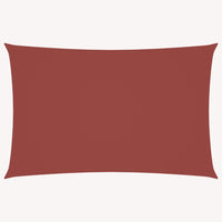 Parasole a Vela Oxford Rettangolare 6x8 m Terracotta 135388