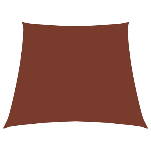 Telo parasole parasole vela trapezio tessuto Oxford 2/4 x 3 mt terracotta 02_0009757