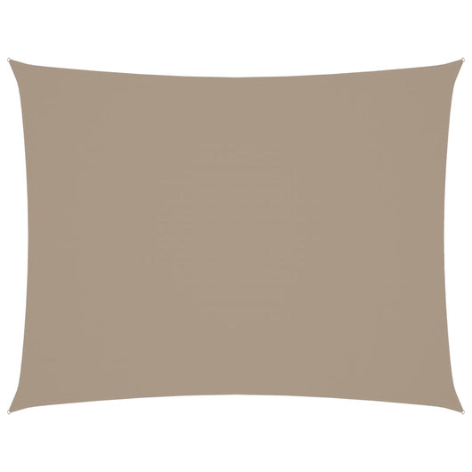 Parasole a Vela Oxford Rettangolare 2x3,5 m Grigio Talpa
