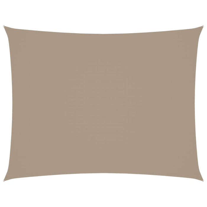 Parasole a Vela Oxford Rettangolare 2x3,5 m Grigio Talpa