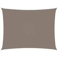Ombrellone in tessuto vela rettangolare in tessuto oxford 2 x 3,5 m tortora 02_0009606