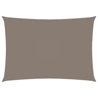 Ombrellone in tessuto vela rettangolare tessuto oxford 2 x 4,5 m tortora 02_0009626