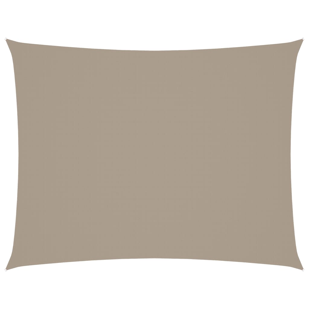 Parasole a Vela Oxford Rettangolare 3x4,5 m Grigio Talpa
