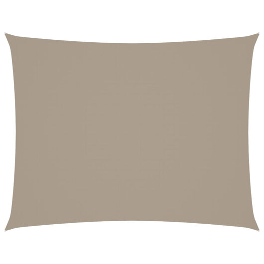 Parasole a Vela Oxford Rettangolare 3x4,5 m Grigio Talpa