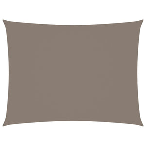 Ombrellone in tessuto vela rettangolare in tessuto oxford 3 x 4,5 m tortora 02_0009675
