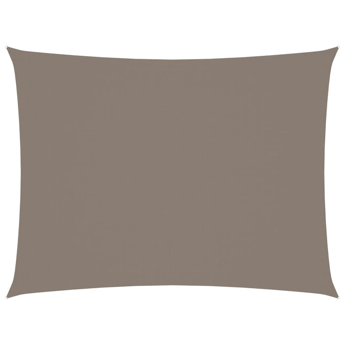 Ombrellone in tessuto vela rettangolare in tessuto oxford 3 x 4,5 m tortora 02_0009675