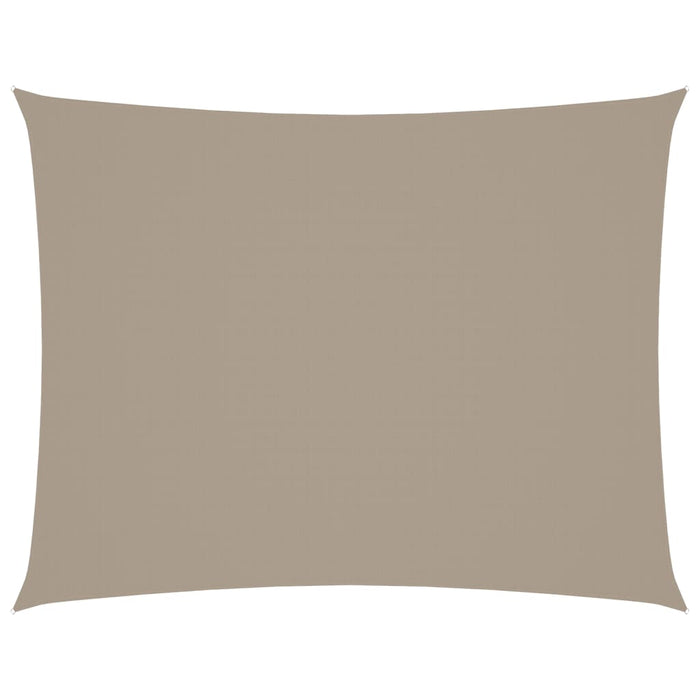 Parasole a Vela Oxford Rettangolare 3x4,5 m Grigio Talpa 135431