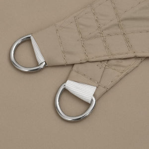 Parasole a Vela Oxford Rettangolare 3x4,5 m Grigio Talpa 135431