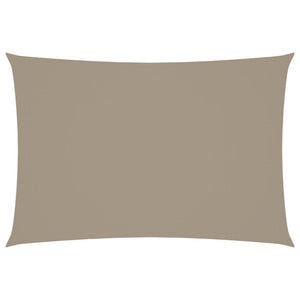 Parasole a Vela Oxford Rettangolare 3x5 m Grigio Talpa