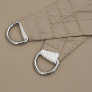 Parasole a Vela Oxford Rettangolare 3x6 m Grigio Talpa