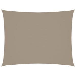 Parasole a Vela Tessuto Oxford Rettangolare 4x5m Grigio Talpa
