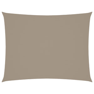 Parasole a Vela Oxford Rettangolare 5x6 m Grigio Talpa