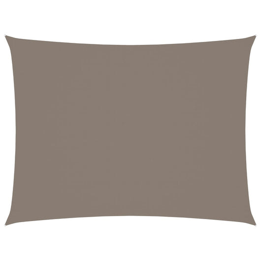 Vela parasole in telo parasole rettangolare in tessuto oxford 6 x 7 m tortora 02_0009740