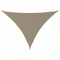 Parasole a Vela Oxford Triangolare 2,5x2,5x3,5 m Grigio Talpa 135444