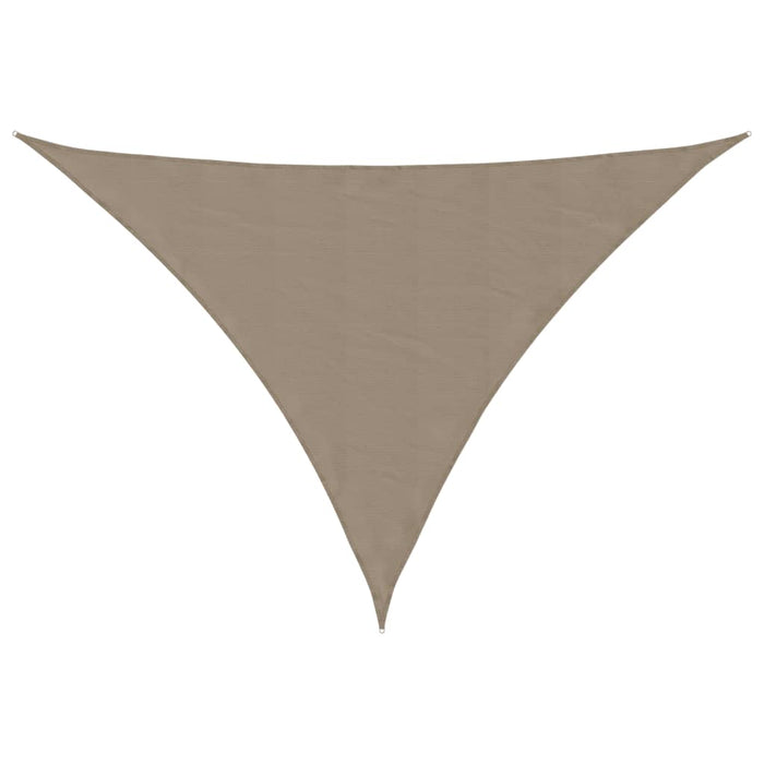 Parasole a Vela Oxford Triangolare 3x4x5 m Grigio Talpa 135448