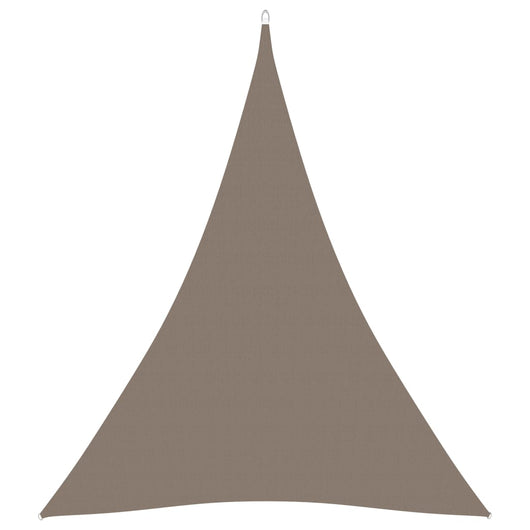 Vela ombreggiante triangolare in tessuto Oxford 3 x 4 x 4 m tortora 02_0009840