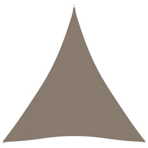 Vela parasole triangolare in tessuto Oxford 45 x 45 x 45 m tortora 02_0009861