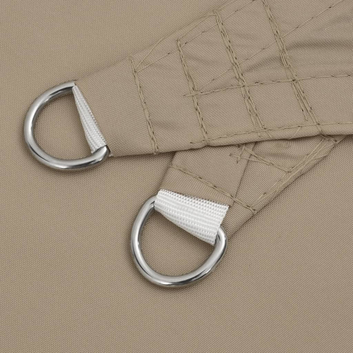 Parasole a Vela Oxford Triangolare 4x5x5 m Grigio Talpa 135454