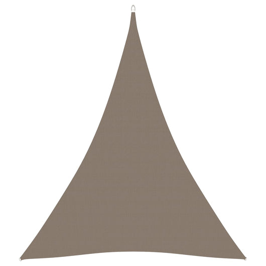Vela parasole triangolare in tessuto Oxford 5 x 6 x 6 m tortora 02_0009931