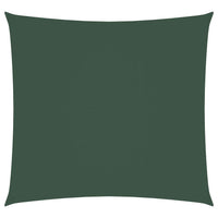 Vela Parasole in Tela Oxford Quadrata 2,5x2,5 m Verde Scuro 135466