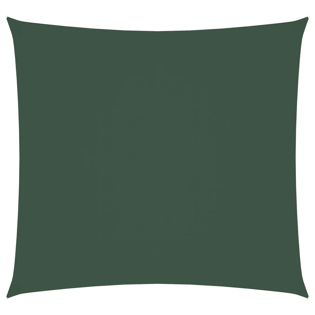 Parasole in Tessuto Oxford Quadrato 3,6x3,6 m Verde Scuro cod mxl 25450