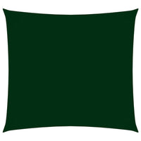 Vela parasole in tessuto oxford quadrato 3,6 x 3,6 m verde scuro 02_0009482