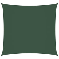 Parasole a Vela in Tela Oxford Quadrato 6x6 m Verde Scurocod mxl 95060