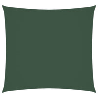 Parasole a Vela in Tela Oxford Quadrato 7x7 m Verde Scuro cod mxl 21719