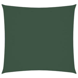 Parasole a Vela in Tela Oxford Quadrato 7x7 m Verde Scuro cod mxl 21719