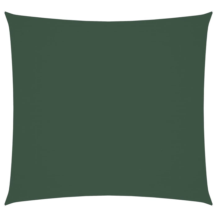 Parasole a Vela in Tela Oxford Quadrato 7x7 m Verde Scuro cod mxl 21719