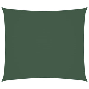 Parasole a Vela Oxford Rettangolare 2x2,5 m Verde Scuro 135474