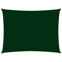 Telo ombreggiante a vela in tessuto Oxford rettangolare 2 x 4 m verde scuro 02_0009615