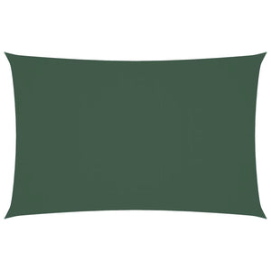 Parasole a Vela Oxford Rettangolare 2x5 m Verde Scurocod mxl 95061