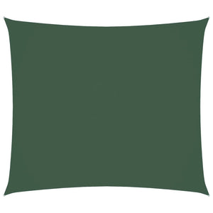 Parasole a Vela Oxford Rettangolare 2,5x3 m Verde Scuro 135480