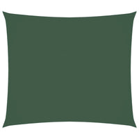 Parasole a Vela Oxford Rettangolare 2,5x3 m Verde Scurocod mxl 119029