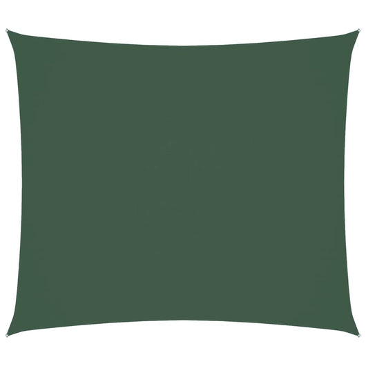Parasole a Vela Oxford Rettangolare 2,5x3 m Verde Scurocod mxl 119029