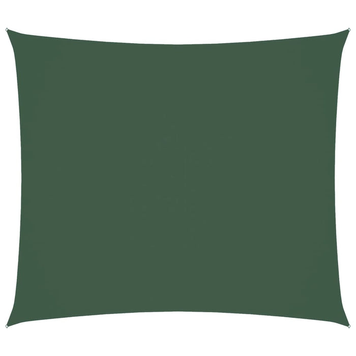 Parasole a Vela Oxford Rettangolare 2,5x3 m Verde Scurocod mxl 119029