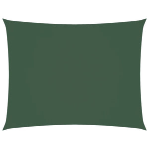 Parasole a Vela Oxford Rettangolare 3,5x5 m Verde Scurocod mxl 71034