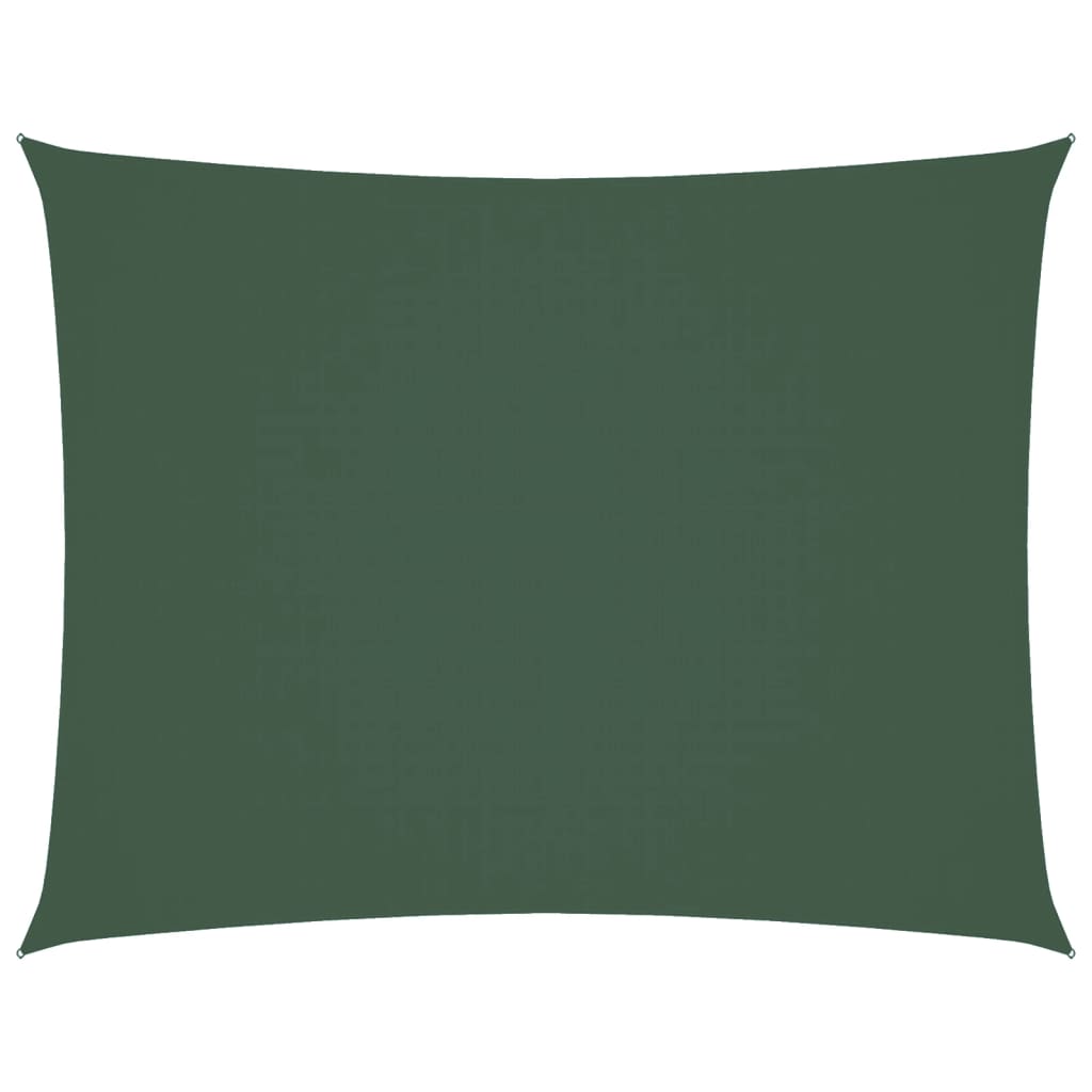 Parasole a Vela Oxford Rettangolare 4x6 m Verde Scurocod mxl 71031