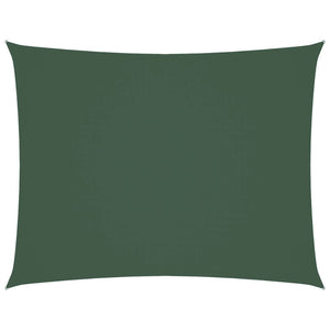 Parasole a Vela Oxford Rettangolare 4x6 m Verde Scurocod mxl 71031