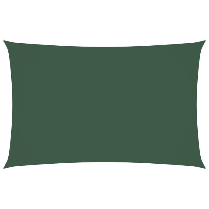 Parasole a Vela Oxford Rettangolare 4x7 m Verde Scuro 135493