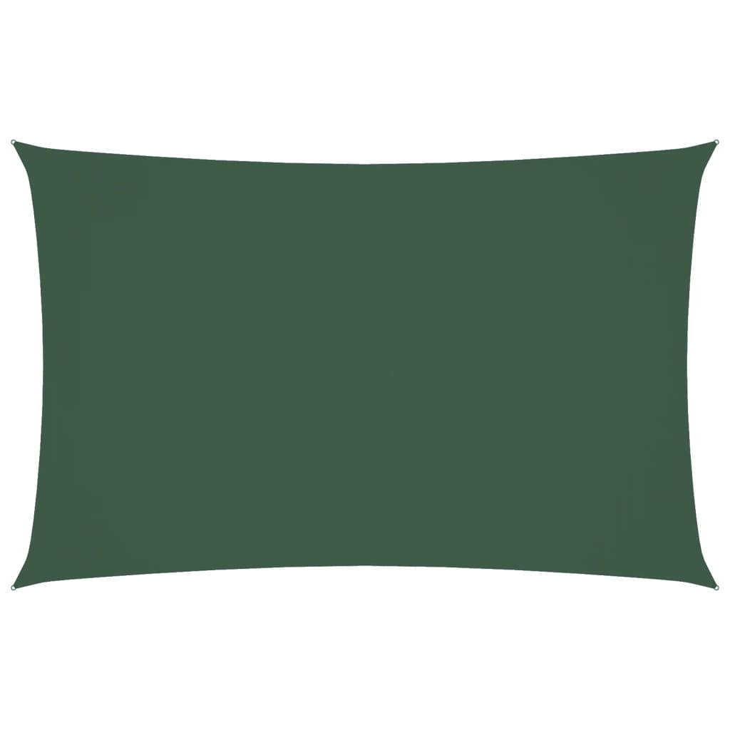 Parasole a Vela Oxford Rettangolare 4x7 m Verde Scurocod mxl 95062