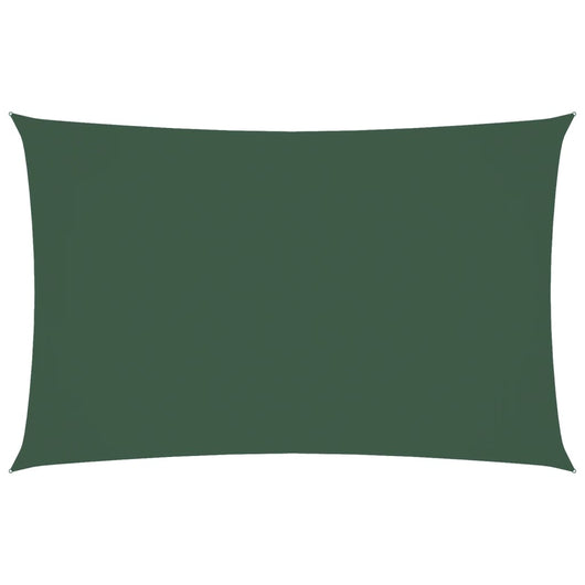 Parasole a Vela Oxford Rettangolare 4x7 m Verde Scurocod mxl 95062