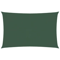 Parasole a Vela Oxford Rettangolare 5x8 m Verde Scuro cod mxl 56384