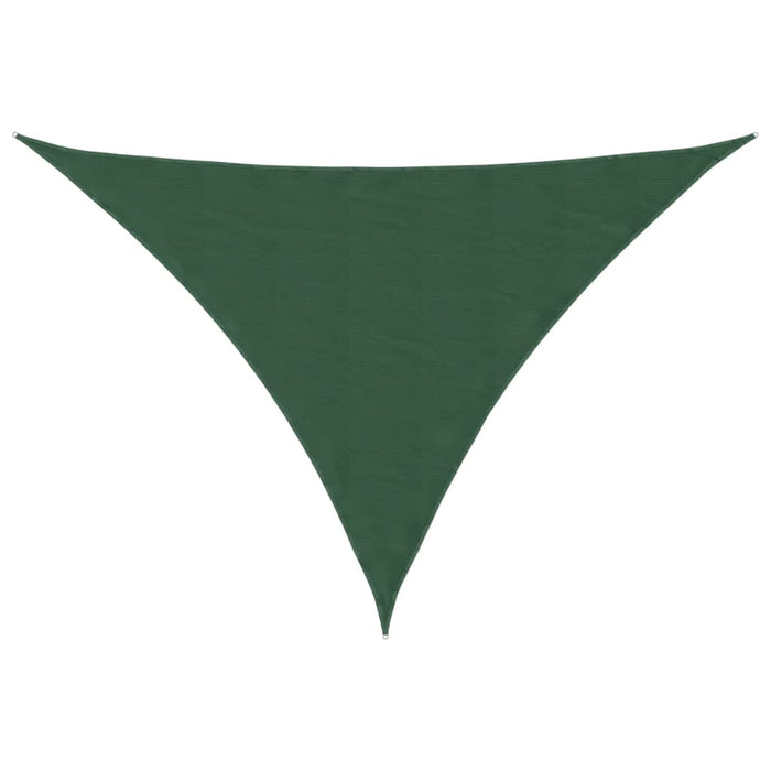 Parasole a Vela Oxford Triangolare 2,5x2,5x3,5 m Verde Scuro cod mxl 21237
