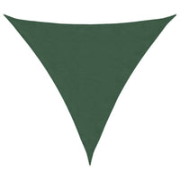 Parasole a Vela Oxford Triangolare 3x3x3 m Verde Scuro 135500