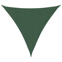 Parasole a Vela Oxford Triangolare 3,6x3,6x3,6 m Verde Scuro 135501