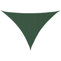 Parasole a Vela Oxford Triangolare 4x4x5,8 m Verde Scuro 135507