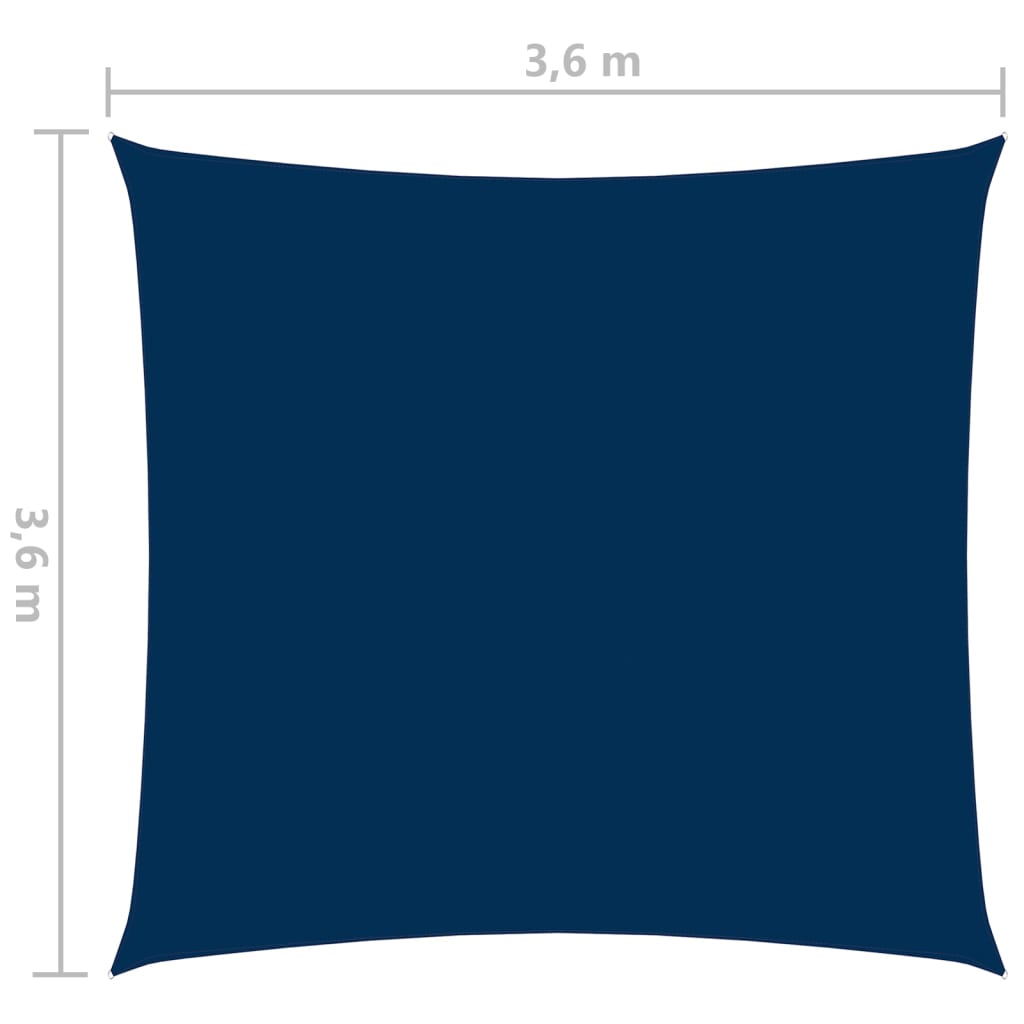 Vela parasole in tessuto oxford quadrato 3,6 x 3,6 m blu 02_0009475